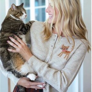 Intarsia Icon Cardigan Sweater